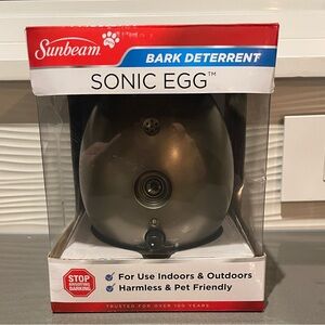 Sunbeam Sonic Egg Bark Deterrent - Black